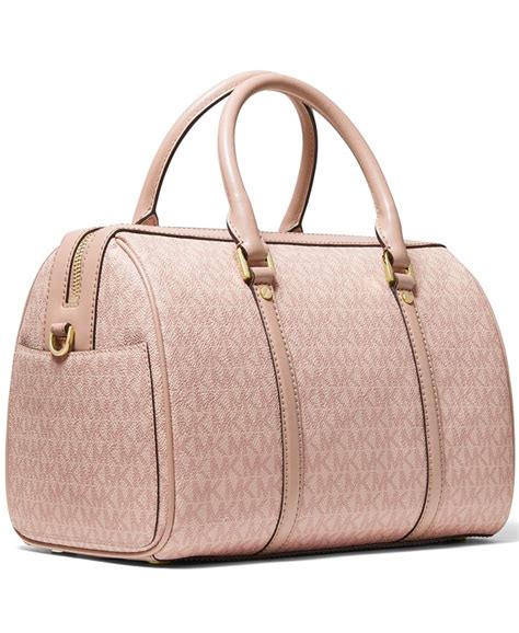 michael kors pink duffle bag|michael kors travel suitcase.